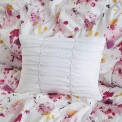 Penelope Floral Printed Ruched Comforter Set Pink -Bedding Sale Store GUEST d763907d 6ed5 4aa7 8bb4 4f557b84a8e6