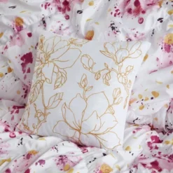 Penelope Floral Printed Ruched Comforter Set Pink -Bedding Sale Store GUEST d97840af a9b9 4321 88d0 ebfaedb39799