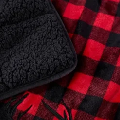 48" X 72" 15lbs Reversible Velvet Sherpa Weighted Bed Blanket Buffalo Plaid Deer - Rejuve -Bedding Sale Store GUEST d9b4c7e8 22a6 4a84 980f 94667d170912