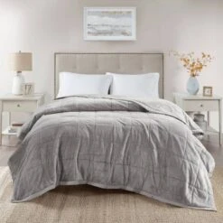 Campbell Reversible HeiQ Smart Temperature Down Alternative Bed Blanket