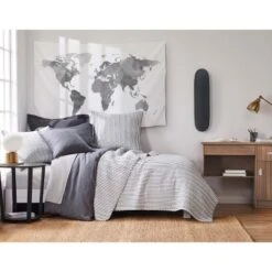 Gray Sateen Twin 3pc Sheet Set - Levtex Home -Bedding Sale Store GUEST dc53a7ac 7083 41b1 8360 a646f7f67e1b