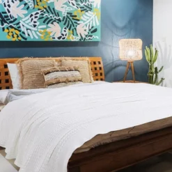 1 Pc Cotton Waffle Weave Comfortable Bed Blanket - PiccoCasa -Bedding Sale Store GUEST deb62cf7 a364 49a6 8144 4f048886fcba