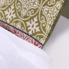 Shangri-La Quilted Cotton Pillow Sham Multicolor By Greenland Home Fashion