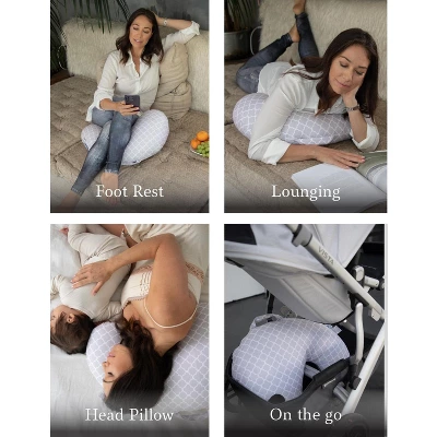 Pharmedoc Nursing Pillow For Breastfeeding, Support For Mom And Baby - Maternity Pillows 2 Pharmedoc Nursing Pillow For Breastfeeding, Support For Mom And Baby - Maternity Pillows - Image 2