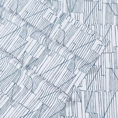 City Scene All Cotton Percale Weave - Light Cool Feel - Sheet Collection 3 City Scene All Cotton Percale Weave - Light Cool Feel - Sheet Collection - Image 3