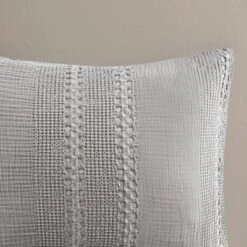 3pc Hailey Cotton Gauze Waffle Weave Duvet Cover Set Gray - Urban Habitat -Bedding Sale Store GUEST f04edb02 913c 4fda 8a48 fd70d310b65c