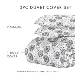 Paisley, Damask & Soft Farmhouse Prints Duvet Cover Set, Ultra Soft, Easy Care - Becky Cameron (3 Piece Set) 13 Paisley, Damask & Soft Farmhouse Prints Duvet Cover Set, Ultra Soft, Easy Care - Becky Cameron (3 Piece Set) -Bedding Sale Store GUEST f247c2f6 37dc 44db 9f84 8eb72aa23027