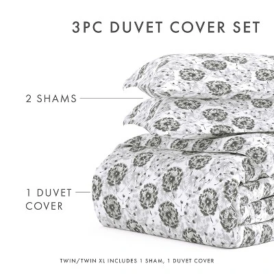 Paisley, Damask & Soft Farmhouse Prints Duvet Cover Set, Ultra Soft, Easy Care - Becky Cameron (3 Piece Set) 5 Paisley, Damask & Soft Farmhouse Prints Duvet Cover Set, Ultra Soft, Easy Care - Becky Cameron (3 Piece Set) - Image 5