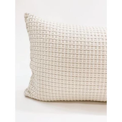 14x40 Down Cotton Waffle Weave Pillow - Anaya 1 14x40 Down Cotton Waffle Weave Pillow - Anaya